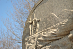 Monument to the 108th New York Infantry  Gettysburg February 2013