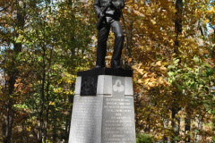 Monument to the 145th Pennsylvania Infantry Gettysburg October 2012