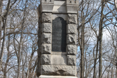 Monument to the 150th New York  Gettysburg March 2013  Gettysburg March 2013