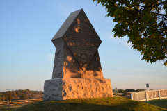 1st Massachusetts Monument near dusk  Gettysburg October 2014