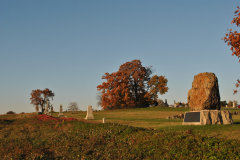 20th Massachusetts Monument Gettysburg October 2012