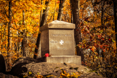 Monument to the 20th Maine Infantry Gettysburg October 2012