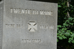 Monument to the 20th Maine on Little Round Top