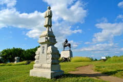 Monument to the 7th West Virginia on East Cemetery Hill  Gettysburg June 2013  Gettysburg Monument WXYZ