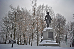 Alexander Hays Monument  gettysburg december 2013