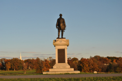 General Abner Doubleday Monument Gettysburg October 2012