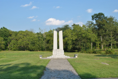 The Indiana State Monument at Spangler's Spring. Gettysburg August 2012