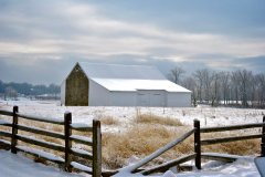 McPherson Barn  gettysburg december 2013  Gettysburg Farm WXYZ