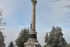 New York State Monument  gettysburg december 2013