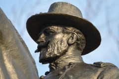 Equestrian Monument to Union General John Sedgwick  Gettysburg December 2013  gettysburg december 2013