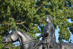 General Slocum Equestrian Monument on Stevens Knoll  Gettysburg September 2013
