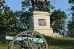 General Slocum Equestrian Monument on Stevens Knoll  Gettysburg September 2013