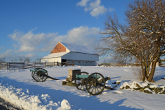 Trostle Barn  Gettysburg December 2013  gettysburg december 2013