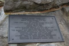 Monument to General William Wells. Gettysburg November 2009