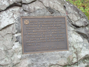 32nd Massachusetts Infantry – Hospital Plaque