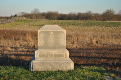 143rd Pennsylvania Infantry (Second Monument)