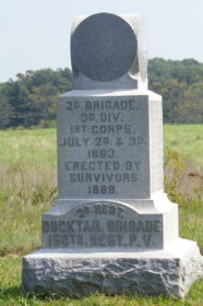 150th Pennsylvania Infantry (Second Monument)