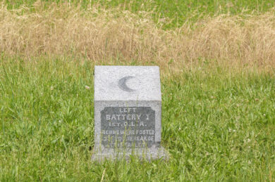 1st Ohio Artillery, Battery I (Left Stone Marker)