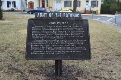 29 June Army of the Potomac Itinerary Tablet